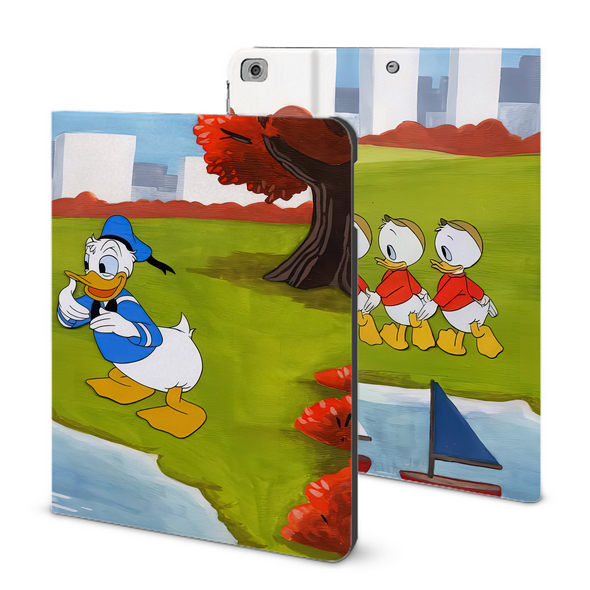 （画像用） ミッキーマウス Mickey Mouse IPad ケース ブック型 PUレザー TPU 耐衝撃 軽量 薄型 ペン収納なし 全面保護 IPad 各モデル対応